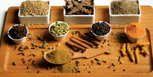 Arranged Food and Objects