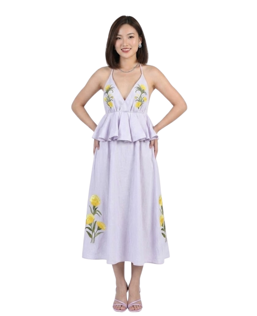 Lilac Sherry Dress