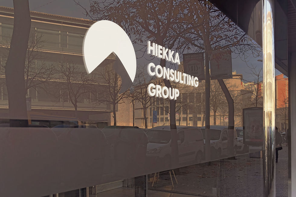 Hiekka Consulting Group logo mock-up