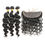 Thumbnail: Brazilian Loose Deep Wave Hair Extension 3pcs/lot with Ear to Ear lace frontal