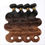 Thumbnail: Brazilian Ombre Body wave Human Hair Weave 3 Bundles With 4x4 Closure