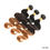 Thumbnail: Peruvian Ombre Body wave Human Hair Weave 3 Bundles With 4x4 Closure