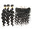 Thumbnail: Brazilian Loose Deep Wave Hair Extension 3pcs/lot with Ear to Ear lace frontal