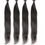 Thumbnail: Peruvian Virgin Straight Hair Extension, 3pcs/lot with Ear to Ear lace frontal