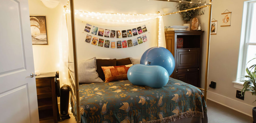 MVBC twinkle lights and powerful affirmation cards to get you through labor and birth