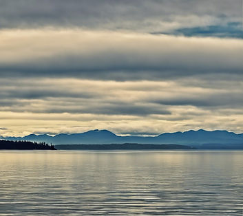View of the open water of discovery Pass