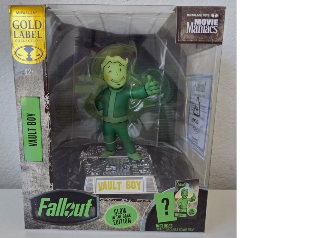 ST Fallout TV Movie Maniacs: Vault Boy 13cm Glow in the Dark