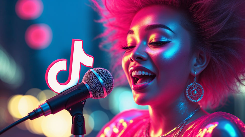 A digital representation of a content creator designed for music video customization.