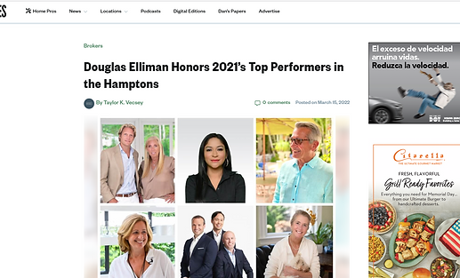City Biz List, NY, New York, #douglas Elliman, # Homes in the Hamptons, Sold Homes in the Hamptons, Top #1 Agent, Hamptons Realty, Real Estate, Realtors in the Hamptons, Realtors, Ellies, Angelica Cocha, Angelica Cocha Douglas Elliman, Angelica Cocha Realtor, Real Estate on Long Island, RE, Libor real Estate, Homes for Sale, Award, Awards, Newsday, 27 East, Hamptons.com, The Real Deal Tri-State, OFF THE MARKET, The Southampton Press, James Lane Post, Hamptons Real Estate Showcase, North Fork Real Estate Showcase