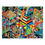 Thumbnail: Vibrant Jigsaw Puzzle with Storage Tin - Colorful Geometric Design