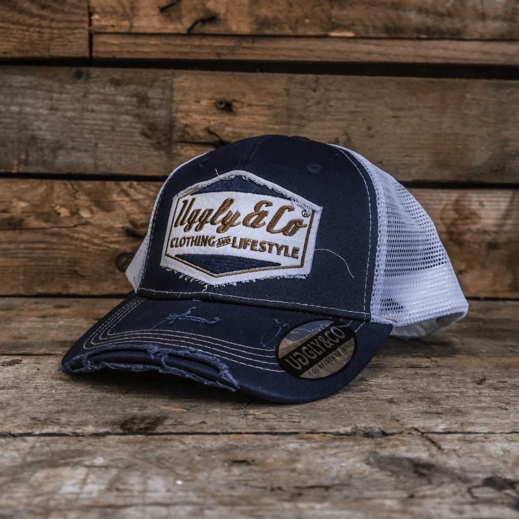The Night Blue and Gold Diamond Cap