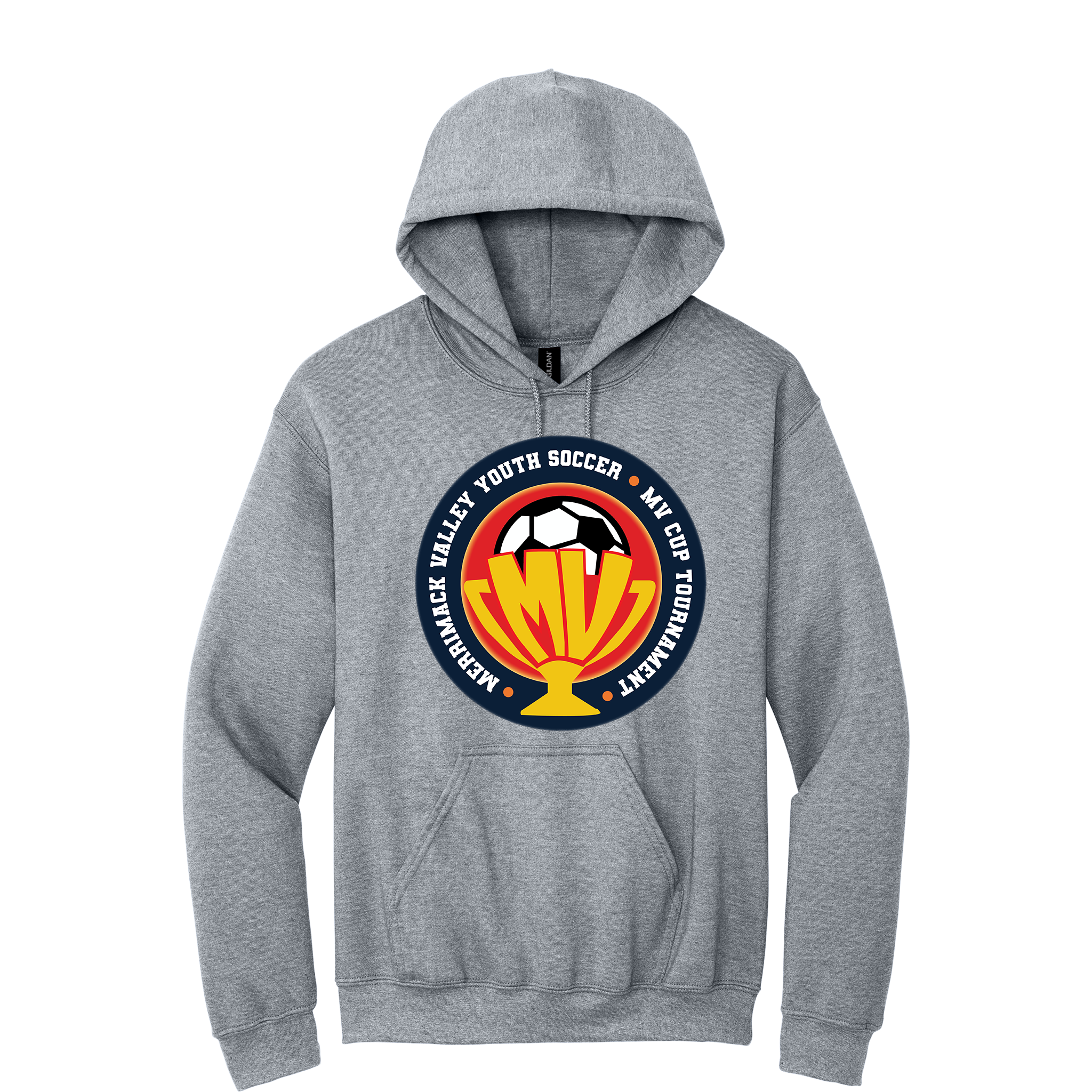 MV Cup Hoodie Navy/Sport Grey