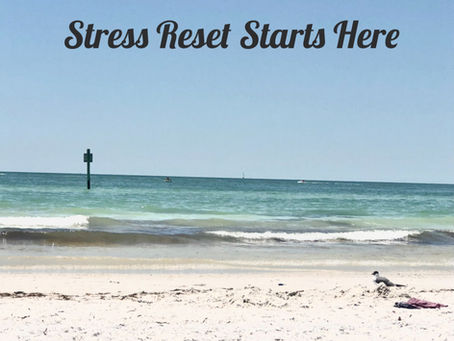 Clearwater Beach waves representing stress relief