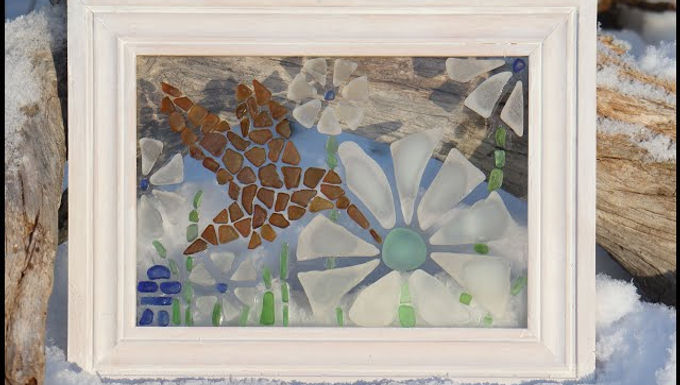 Glass On Glass Mosaic