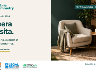 Accountex Madrid 2026: Adoria Symmetry en Legal Tech Expo, pabellón 4, stand 4E27.