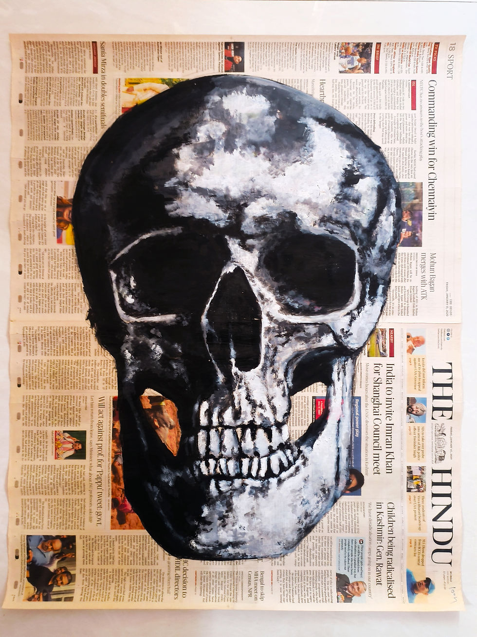 Painting of Skull