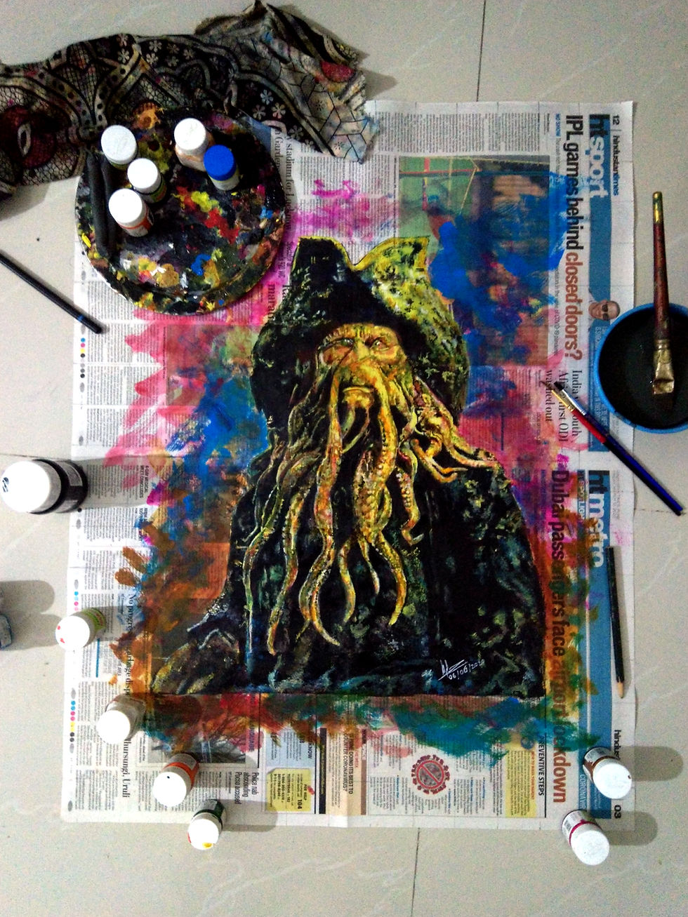 Painting of Davy Jones