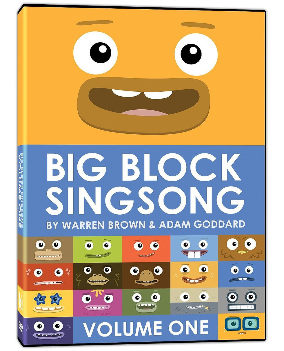 Big Block Singsong: Volume One (DVD) Animation/Music 24 Episodes Kaboom! *NC1