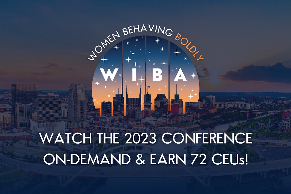 The 2023 WIBA conference is online now!