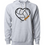 Thumbnail: Pacer Volleyball Heart Loopback Terry Hoodie