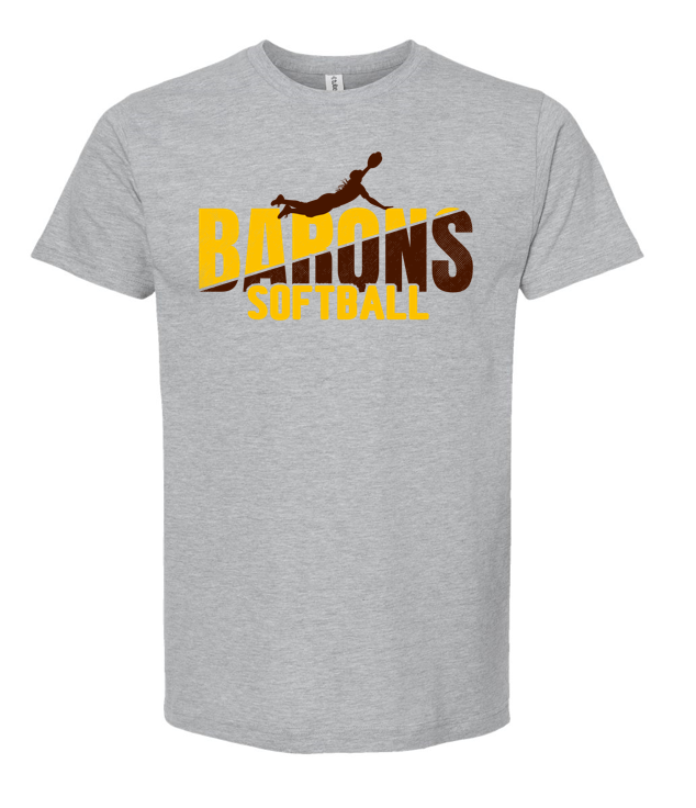 Thumbnail: Softball Two Color Baron Tee
