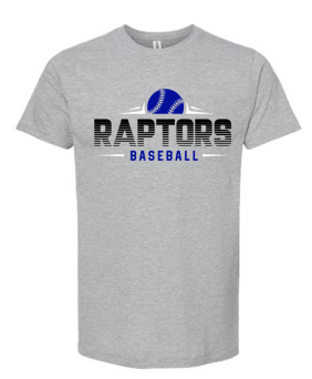 Heather Gray Raptors Tee
