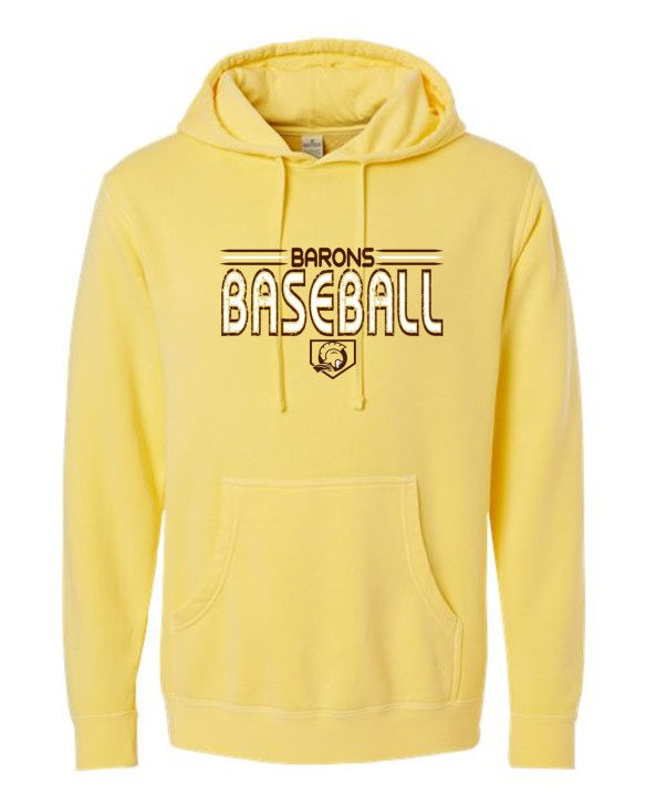 Thumbnail: Barons Baseball Bottom Plate Traditional Hoodie