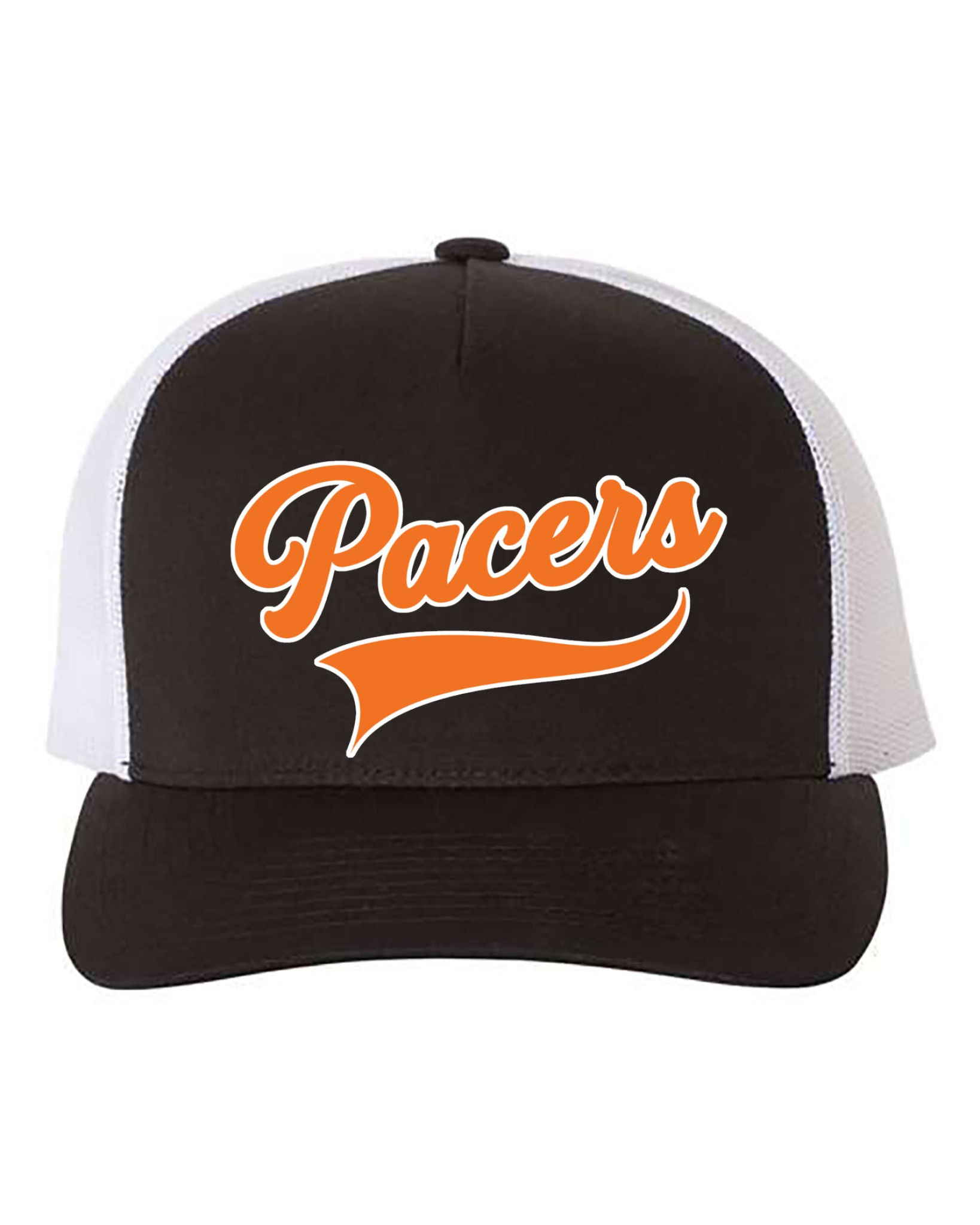 Pacers Swoosh Curved Bill Trucker Hat