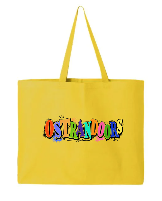 Thumbnail: Neon Ostrandoors Art Jumbo Tote