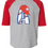 Thumbnail: Youth Letter A Raglan 3/4 Tee