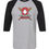 Thumbnail: Rockets Bats Logo 3/4 Raglan