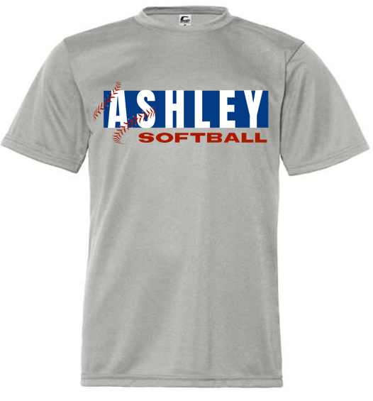 Thumbnail: Youth *Performance* Ashley Softball Handwrite Tee