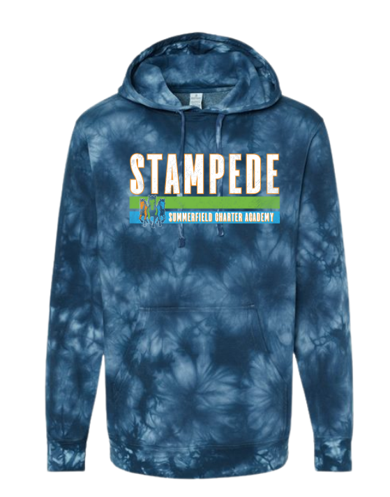 Two Line Tie Dye Hoodie