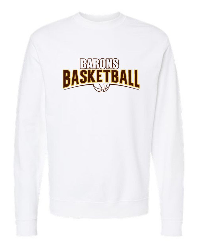 Thumbnail: Upward Curve Bball Traditional Crewneck Sweatshirt