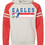 Thumbnail: Eagles Two Line Raglan Hoodie