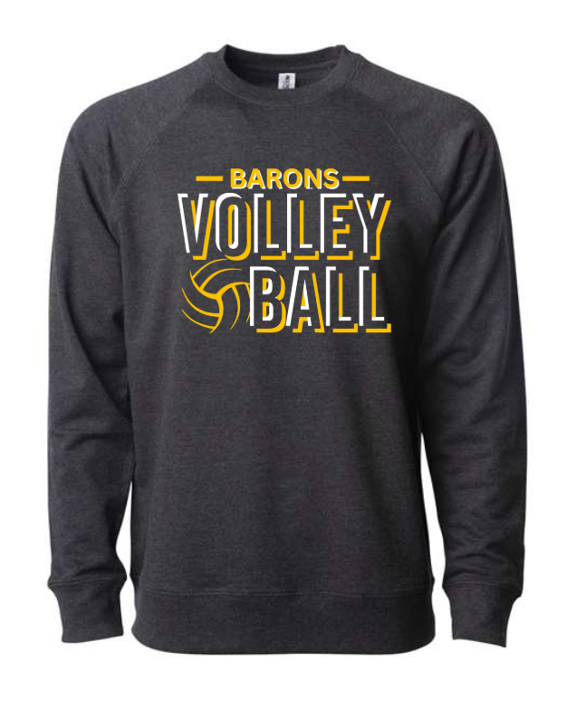 Thumbnail: Hollow Letters VB Loopback Lightweight Crewneck