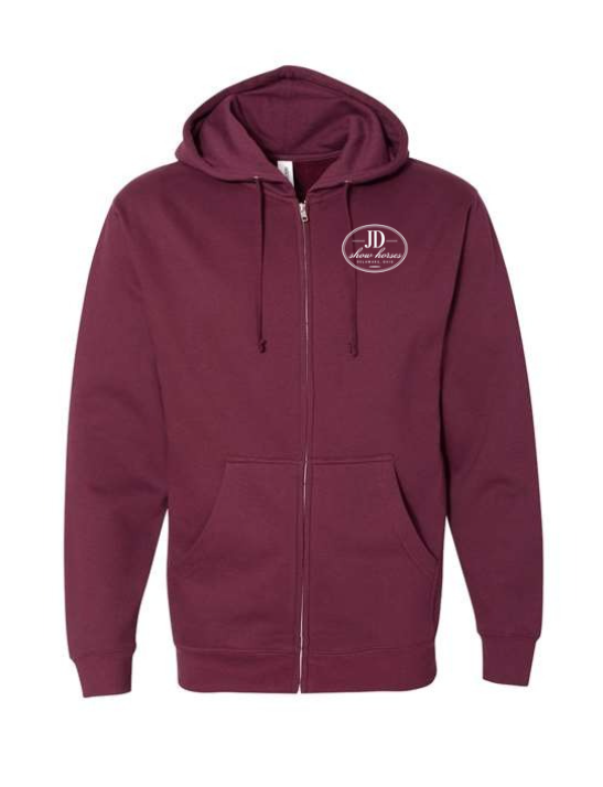 Thumbnail: Oval Logo Zip Hoodie