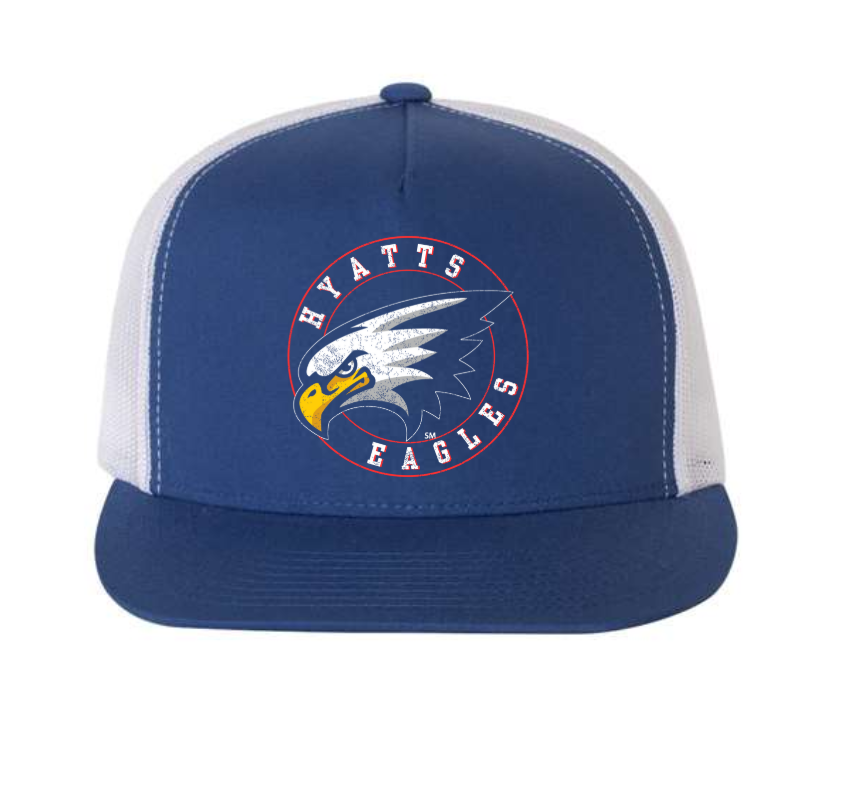 Thumbnail: Big Circle Flat Bill Trucker Hat