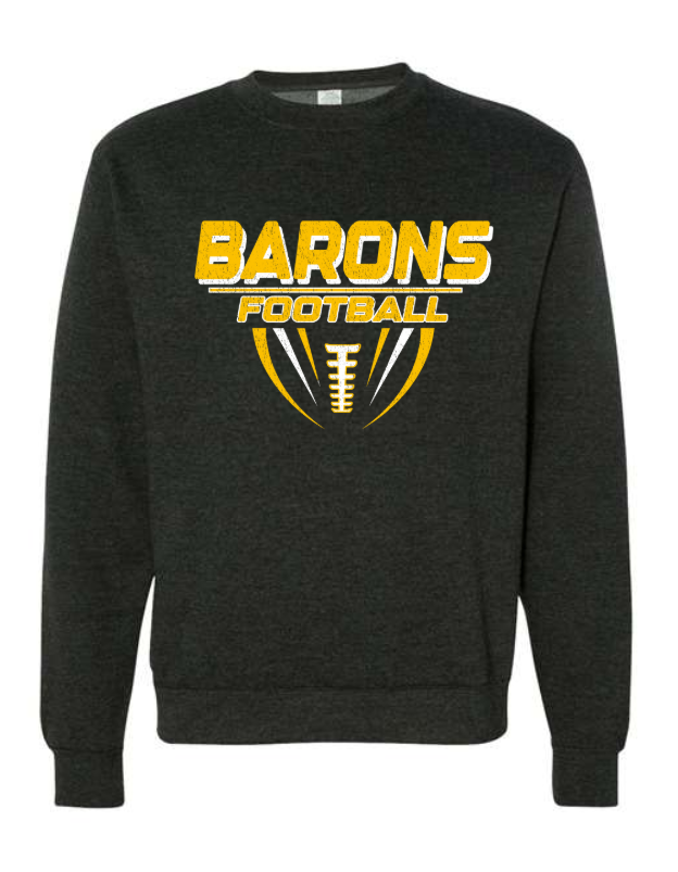 Thumbnail: Bottom Football Traditional Crewneck Sweatshirt