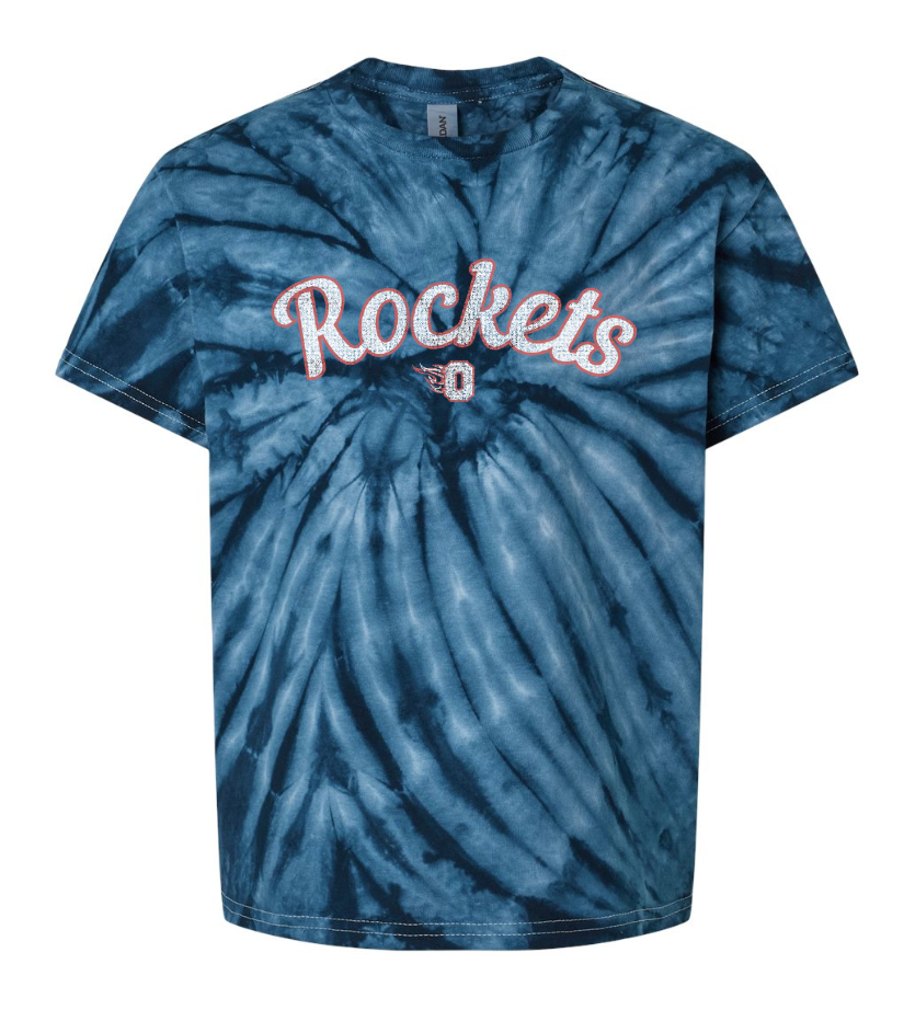Adult Cursive Tie Dye Tee