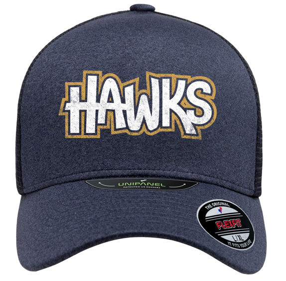 Graffiti Melange Flex Fit Navy/Navy Hat