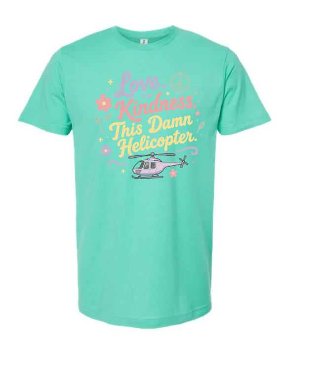 Thumbnail: This Damn Helicopter Pastel Tee