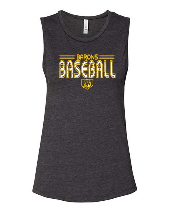 Thumbnail: Barons Baseball Bottom Plate Tank Top