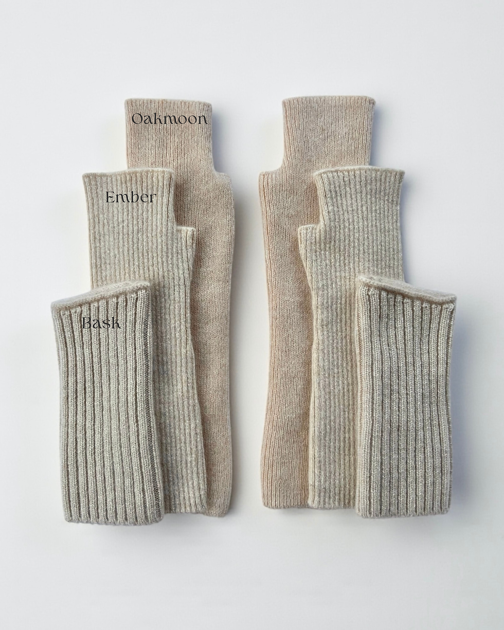 Thumbnail: Ember Mid-Length Mitts | 100% Mongolian Cashmere