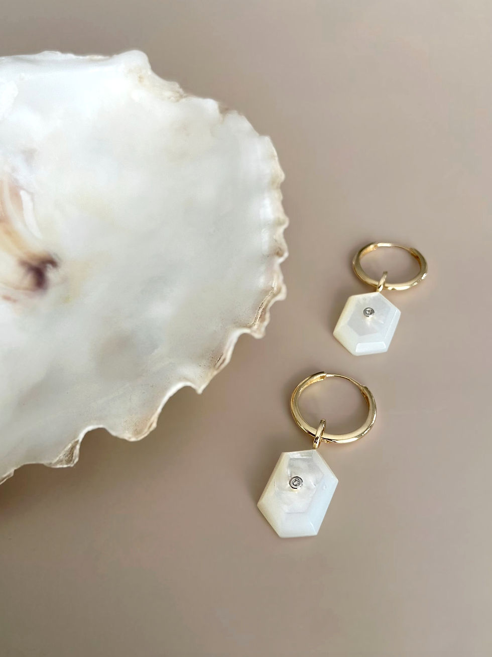 Thumbnail: Polaris Hoops | 14k Gold or 925 Sterling Silver