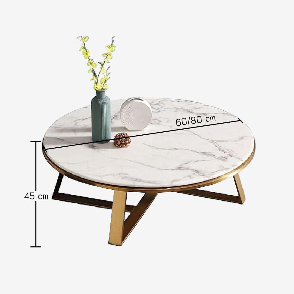 Thumbnail: Marble Collection Round Coffee Table