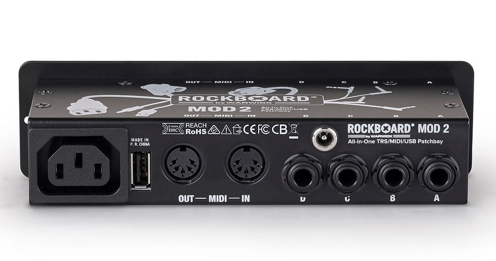 MOD 2 V2 - All-in-One TRS, MIDI & USB Patchbay | ROCKGEAR Japan