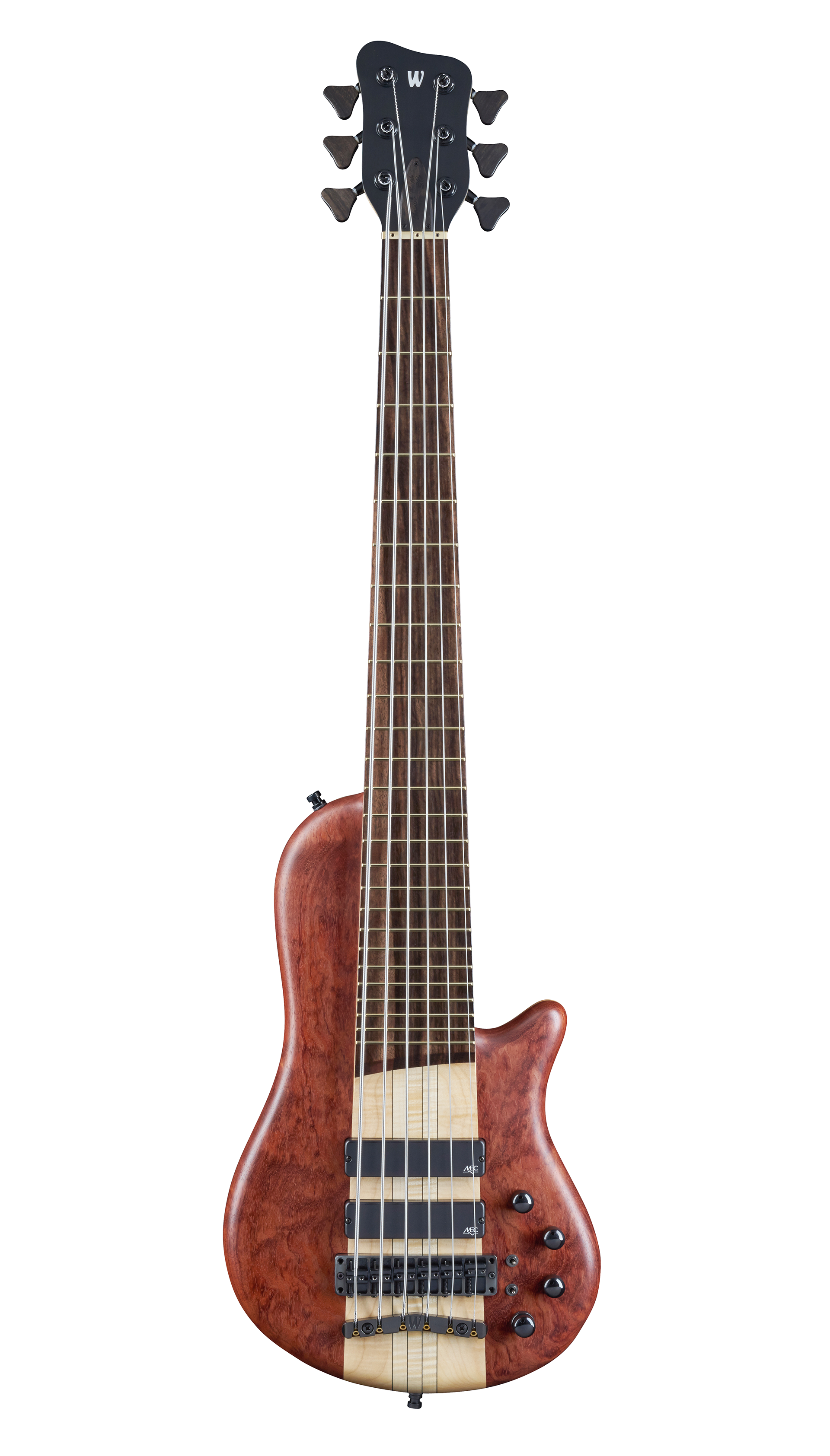 Thumb Bass NT Singlecut 6st Broadneck Natural Oil Finish