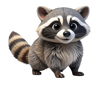 Raccoon "Passi-Pad" Blue