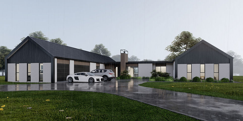 Modern Residential house render